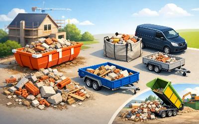 Bouwafval afvoeren: container alternatief